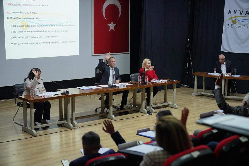 Ayvalık Belediyesi 2026 Yılı Bütçesi 3 Milyar Türk Lirası Olarak Oy Birliğiyle Onaylandı.
