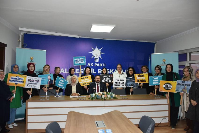 KADINA YÖNELİK ŞİDDETE KARŞI ULUSLARARASI MÜCADELE GÜNÜ BASIN AÇIKLAMASI