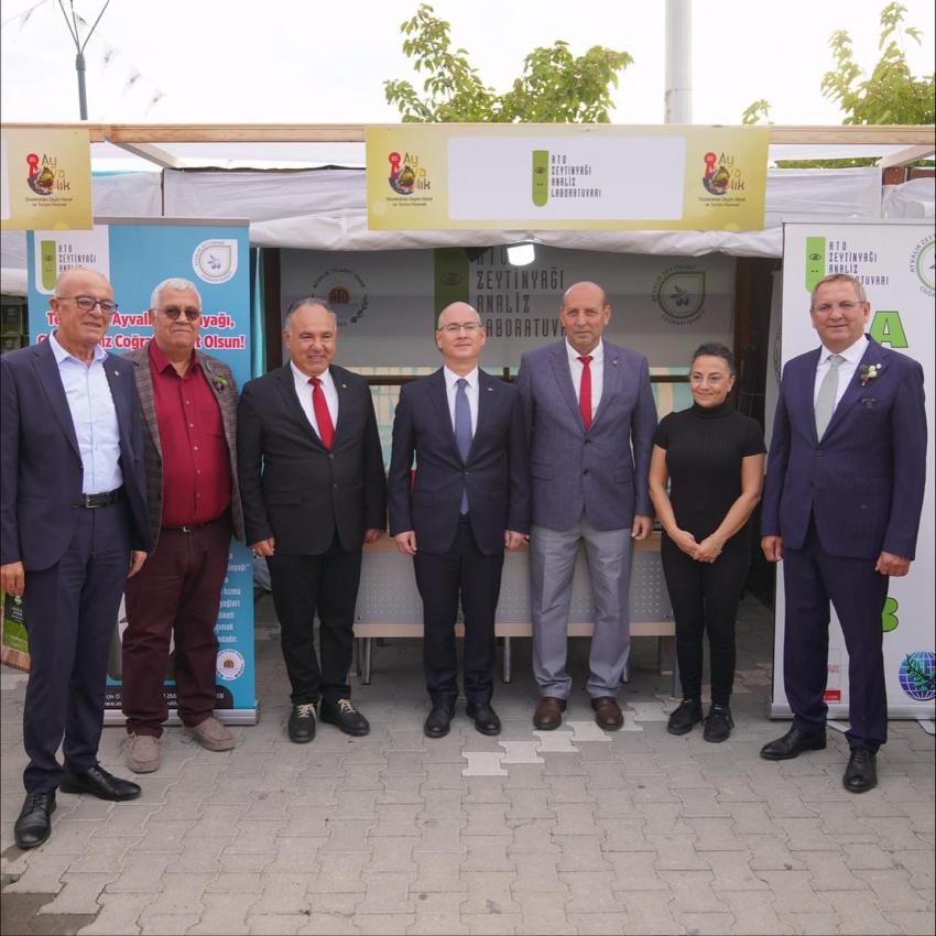 Ayvalık’ta Zeytin ve Zeytinyağı Büyük Festival Pazarı Açıldı.