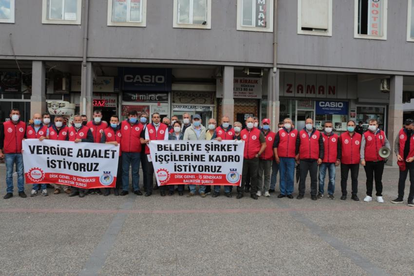 DİSK GENEL-İŞ ŞİRKET ÇALIŞANLARINA KADRO İSTİYOR   