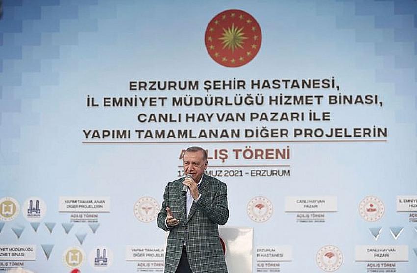 Başkan Erdoğan'dan Erzurum'da Önemli Açıklamalar!