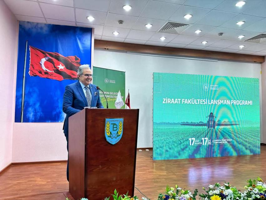 BANDIRMA BELEDİYE BAŞKANI DURSUN MİRZA, ZİRAAT FAKÜLTESİ LANSMANINA KATILDI