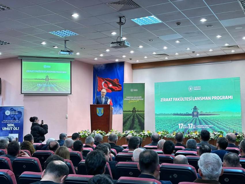 BANDIRMA BELEDİYE BAŞKANI DURSUN MİRZA, ZİRAAT FAKÜLTESİ LANSMANINA KATILDI