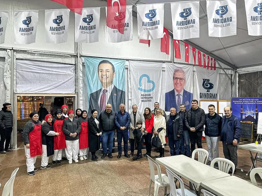 Bandırma Belediyesi İftar Çadırında Dayanışma ve Paylaşımın Gücü Buluşuyor