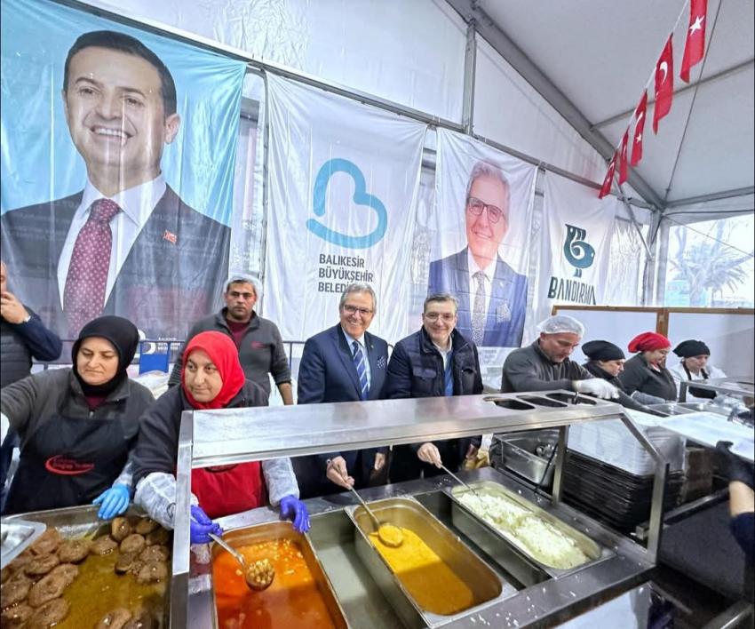 BANDIRMA BELEDİYESİ İFTAR ÇADIRINDA DAYANIŞMA VE PAYLAŞIMIN GÜCÜ