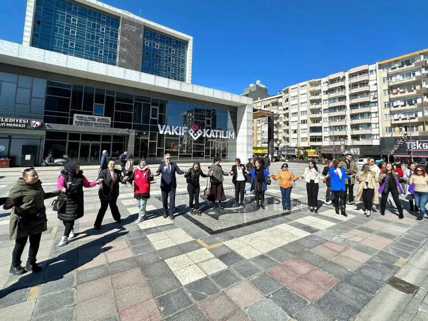GREV YAPAN EMEKÇİ KADINLARA BAŞKAN MİRZA’DAN DESTEK