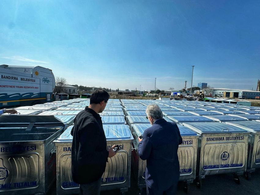 BANDIRMA BELEDİYESİ’NDEN TEMİZ VE YAŞANABİLİR BİR KENT İÇİN ÖZVERİLİ ÇALIŞMA