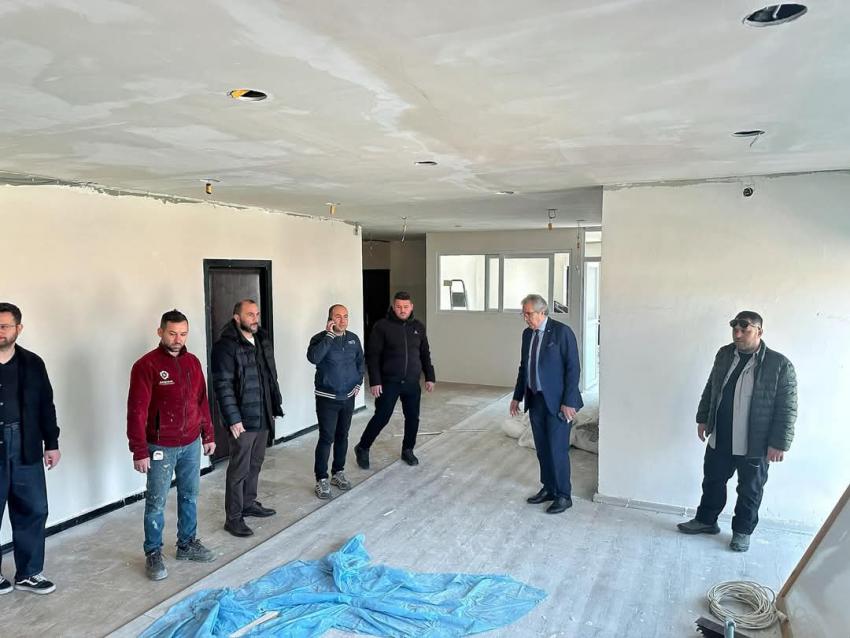 BAŞKAN MİRZA ÇALIŞMALARI YERİNDE İNCELEDİ