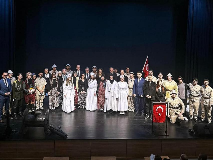 ÇANAKKALE RUHU BANDIRMA’DA YAKILANDI