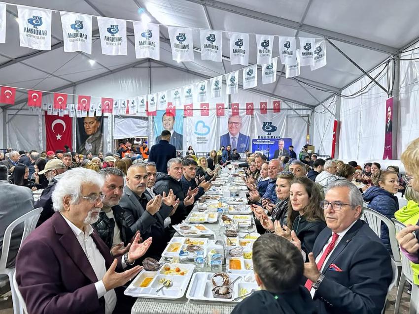 DİGSİAD’DAN BANDIRMA BELEDİYESİ İFTAR PROGRAMINA DESTEK