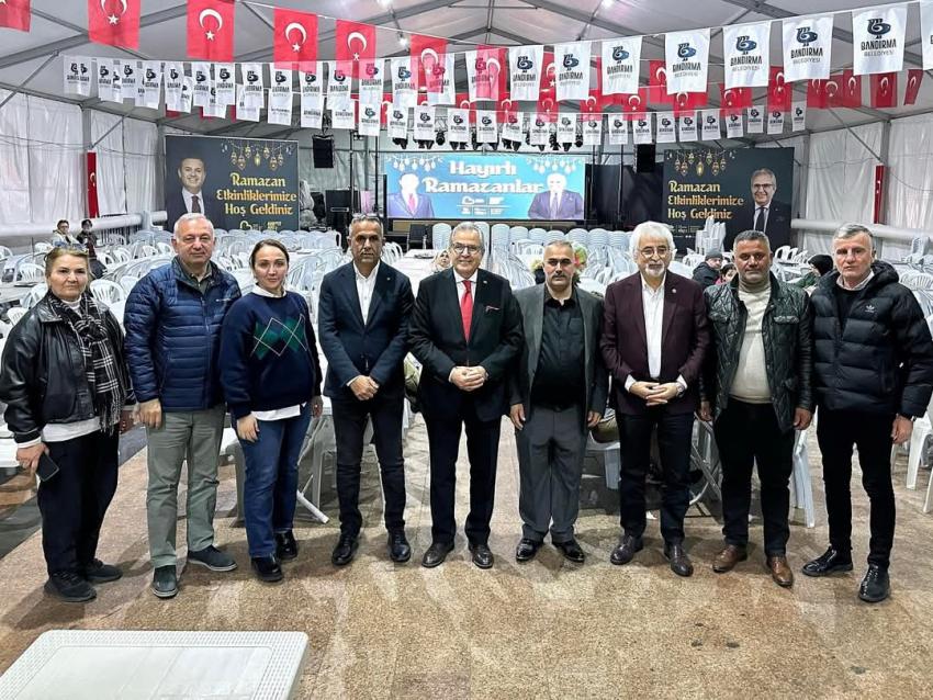 DİGSİAD’DAN BANDIRMA BELEDİYESİ İFTAR PROGRAMINA DESTEK