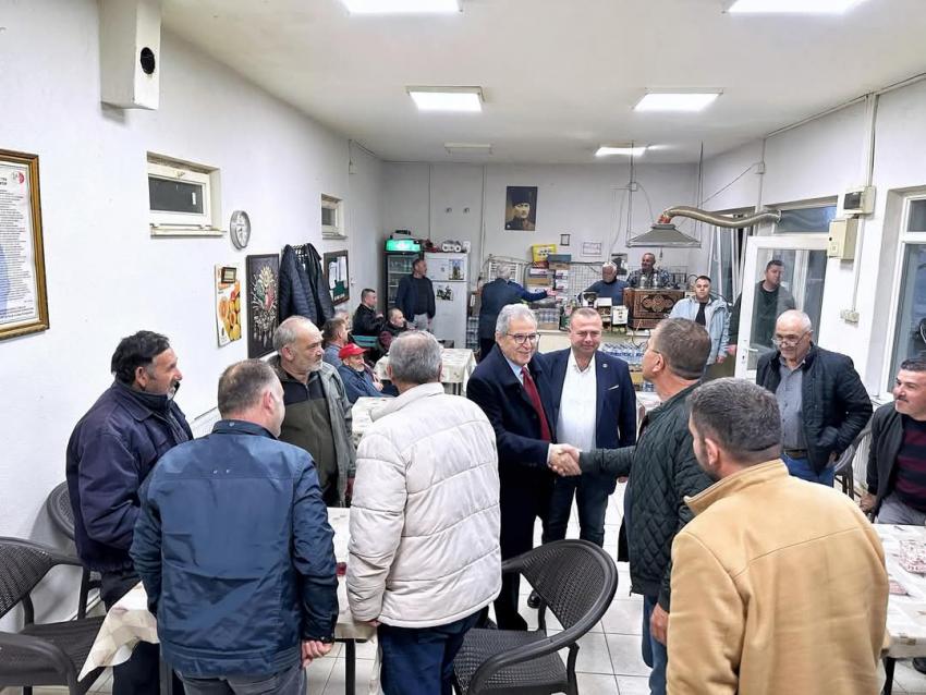 BANDIRMA BELEDİYE BAŞKANI DURSUN MİRZA, YEŞİLÇOMLU MAHALLESİNDEKİ İFTAR YEMEĞİNE KATILDI