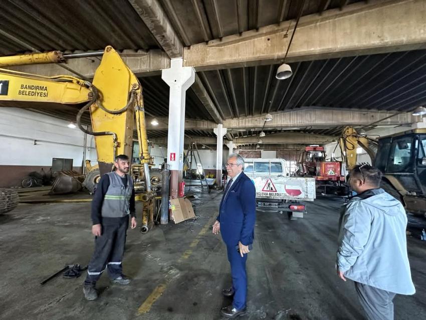 BANDIRMA BELEDİYESİ, YENİ SEZON ÖNCESİ HAZIRLIKLARINA HIZ VERDİ