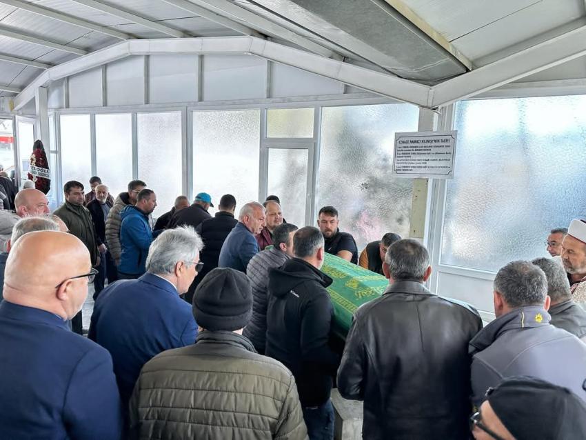 BAŞKAN DURSUN MİRZA, BELEDİYE PERSONELİ ERCAN BALTAŞ’IN ACI GÜNÜNDE YANINDA OLDU