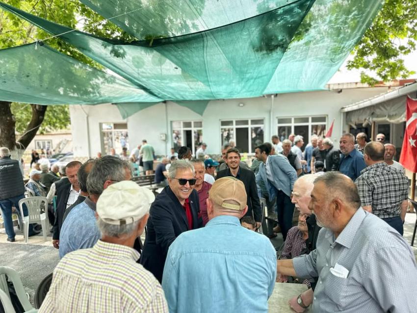 BAŞKAN DURSUN MİRZA, YEŞİLÇOMLU’DAKİ MEVLİD PROGRAMINA KATILDI