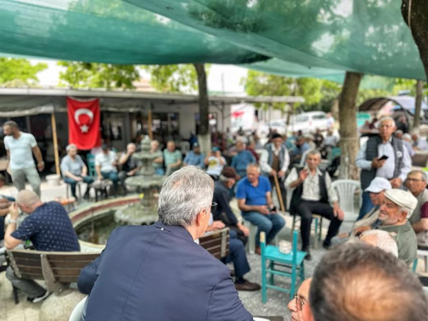 BAŞKAN DURSUN MİRZA, YEŞİLÇOMLU’DAKİ MEVLİD PROGRAMINA KATILDI