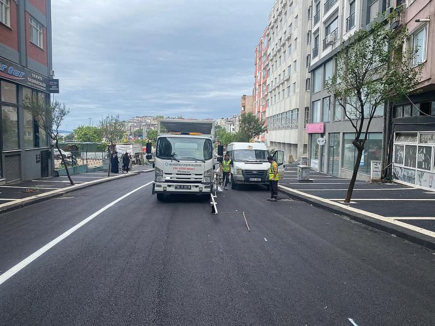 MEHMETÇİK CADDESİ YENİLENDİ