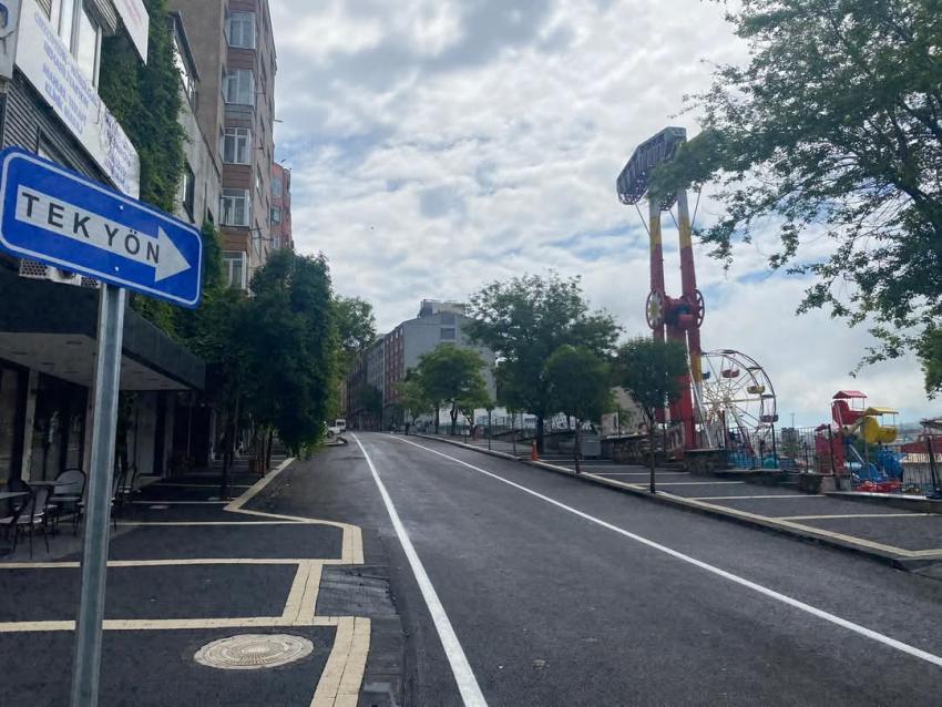 MEHMETÇİK CADDESİ YENİLENDİ