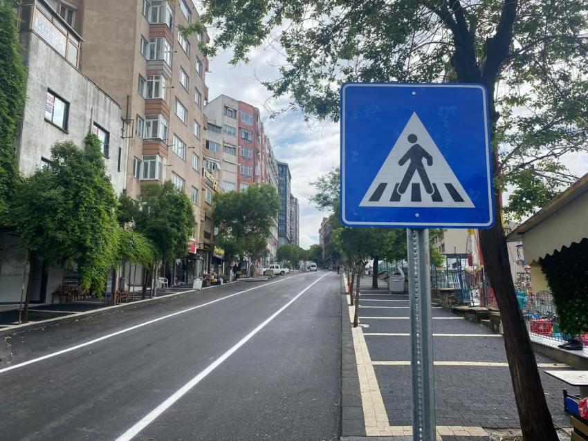 MEHMETÇİK CADDESİ YENİLENDİ