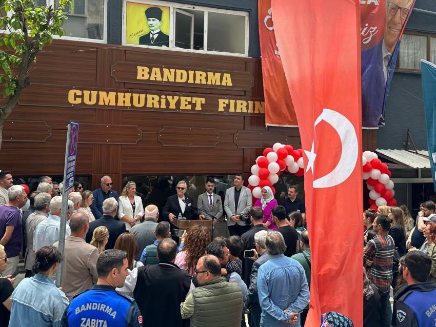 BANDIRMA BELEDİYESİ’NDEN GLUTENSİZ ÜRETİM ATILIMI: CUMHURİYET FIRINI AÇILDI
