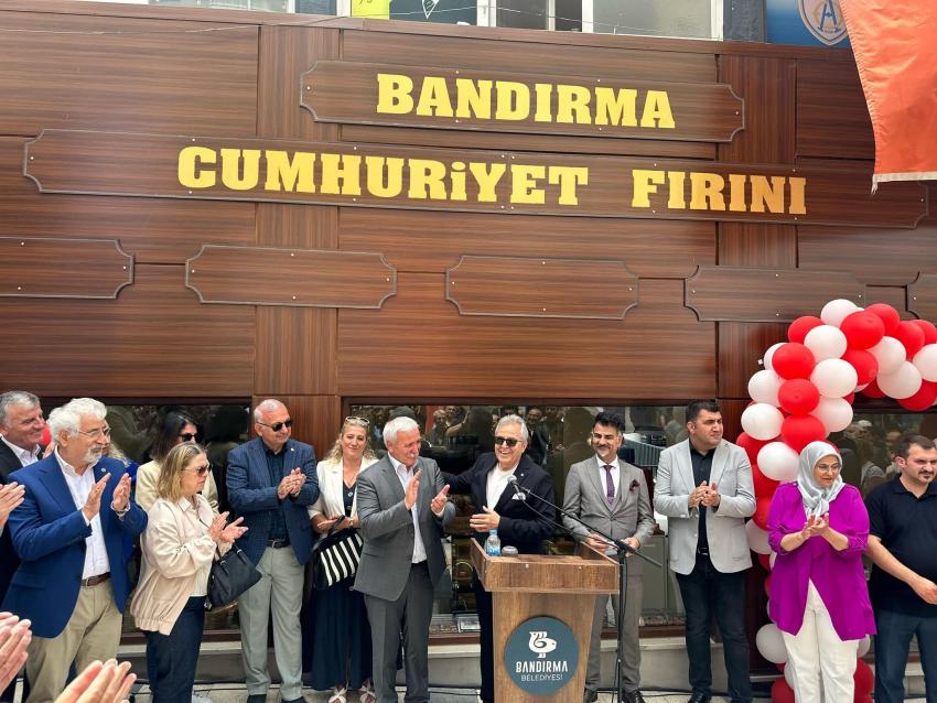 BANDIRMA BELEDİYESİ’NDEN GLUTENSİZ ÜRETİM ATILIMI: CUMHURİYET FIRINI AÇILDI