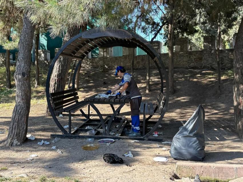 BANDIRMA BELEDİYESİ'NDEN ZİRAAT BAHÇESİ İÇİN TEMİZLİK SEFERBERLİĞİ