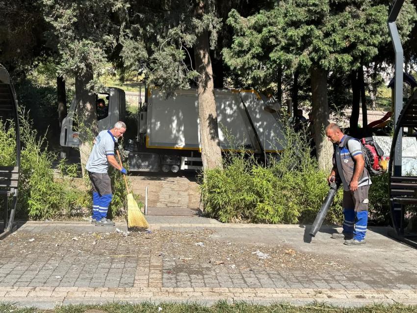 BANDIRMA BELEDİYESİ'NDEN ZİRAAT BAHÇESİ İÇİN TEMİZLİK SEFERBERLİĞİ