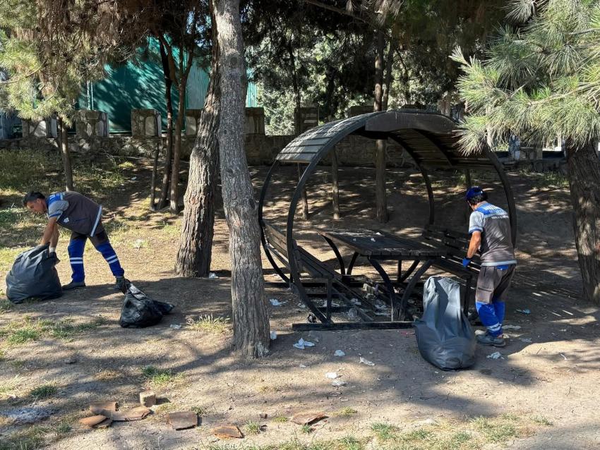 BANDIRMA BELEDİYESİ'NDEN ZİRAAT BAHÇESİ İÇİN TEMİZLİK SEFERBERLİĞİ