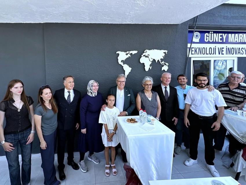 BAŞKAN MİRZA GÜNEY MARMARA TEKNOLOJİ VE İNOVASYON DERNEĞİ’NİN AÇILIŞINI GERÇEKLEŞTİRDİ