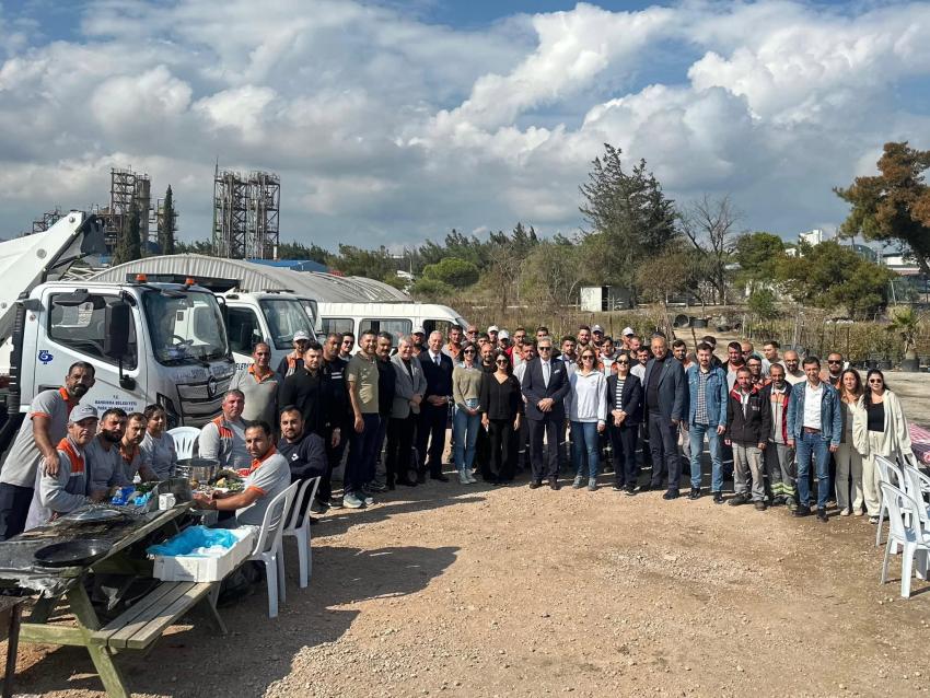 BAŞKAN MİRZA’DAN PARK VE BAHÇELER EKİBİNE ZİYARET