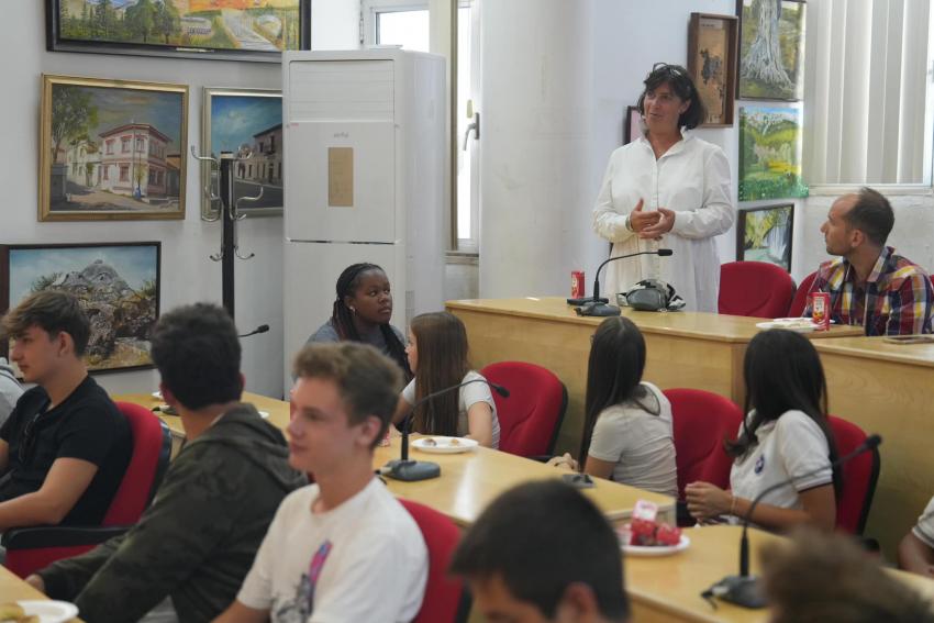 BURHANİYE'DE KARDEŞ ŞEHİR ZİYARETİ