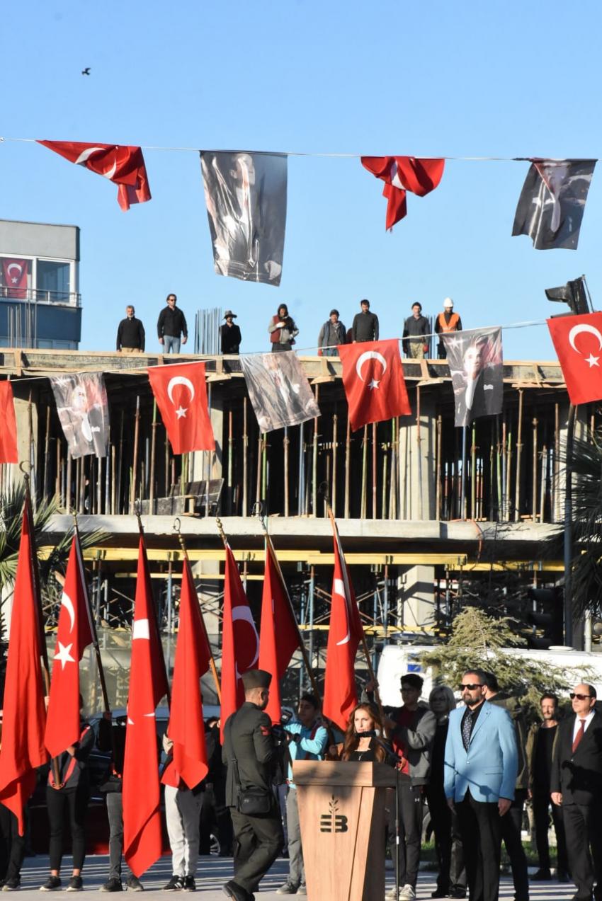 ULU ÖNDER MUSTAFA KEMAL ATATÜRK 84. YILINDA EDREMIT’TE ANILDI