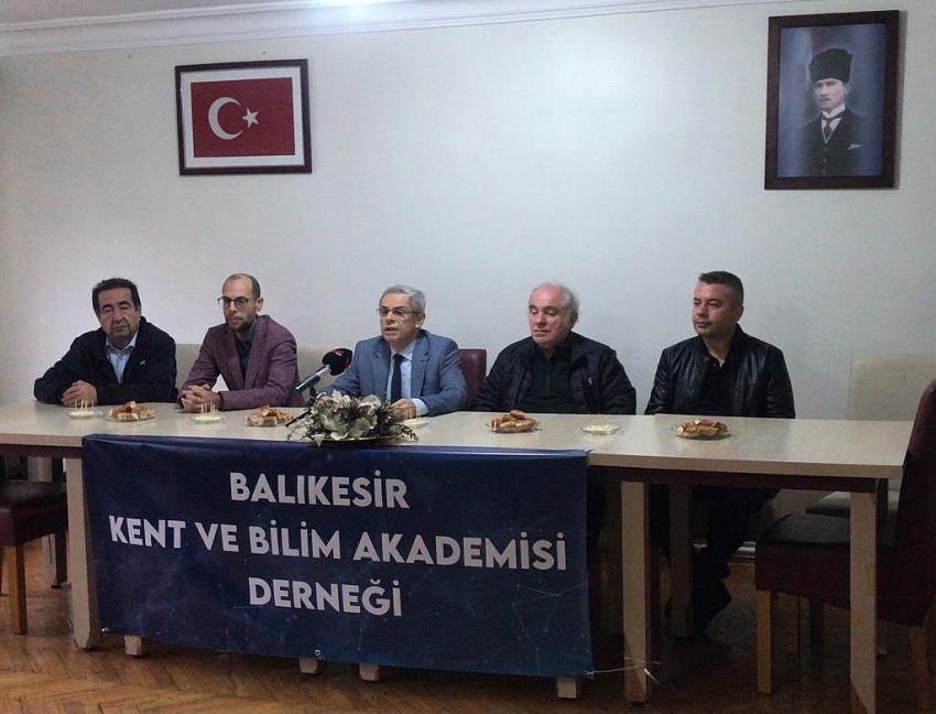 BALIKESİR KENT VE BİLİM AKADEMİSİ  KURULUŞ AÇIKLAMASI