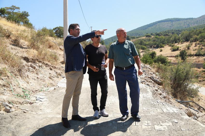 BURHANİYE BELEDİYESİ KIRSAL MAHALLELERDEKİ ÇALIŞMALARINI SÜRDÜRÜYOR