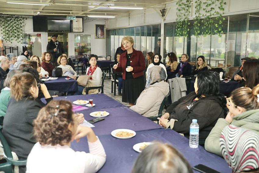 BAHÇELİEVLER MAHALLESİ’NDE  KADINLAR BULUŞMASI GERÇEKLEŞTİRİLDİ