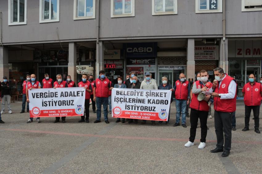 DİSK GENEL-İŞ ŞİRKET ÇALIŞANLARINA KADRO İSTİYOR   