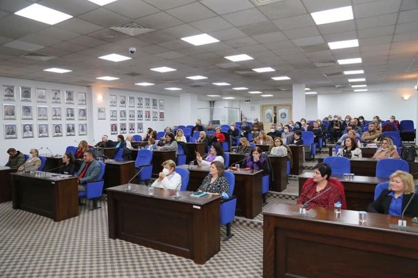 CHP EDREMIT İLÇE BAŞKANLIĞI  ''AILE DESTEKLERI SIGORTASI'' HAKKINDA SUNUM GERÇEKLEŞTIRDI