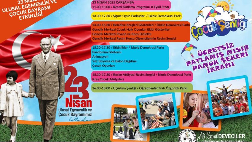 BURHANİYE’DE ÇOCUKLARA BAYRAM COŞKUSU