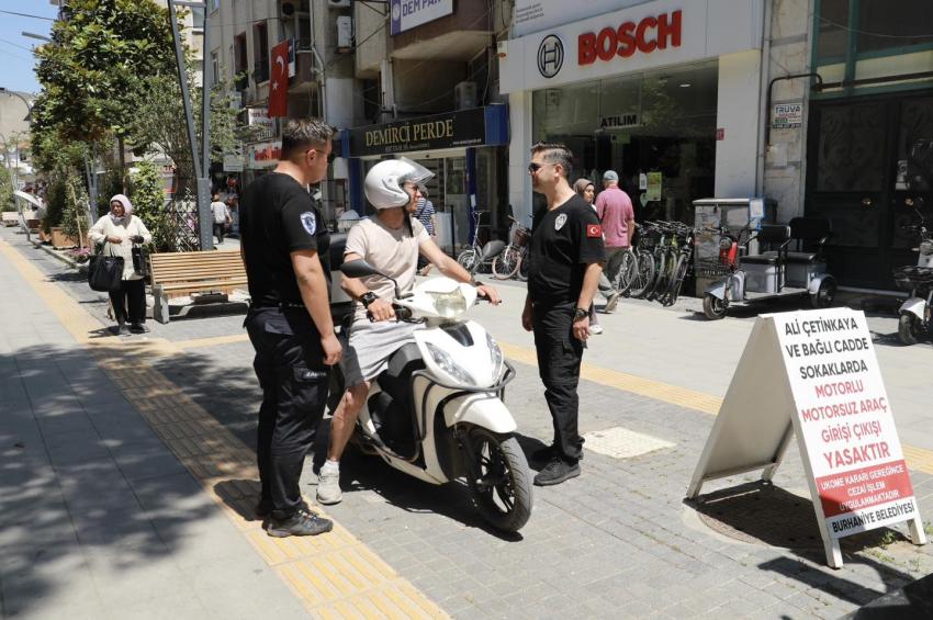 BURHANİYE BELEDİYESİ ZABITA TRAFİK EKİPLERİNDEN SIKI DENETİM