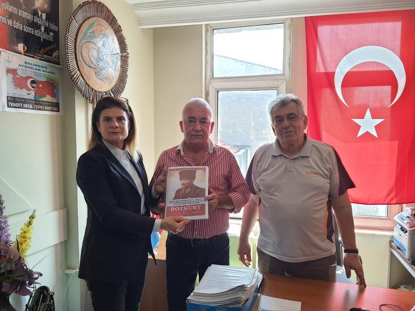 URAL VE ALTIEYLÜL İLÇE BAŞKANI ÖZAY AYDINLAR OCAĞI ZIYARETINDE