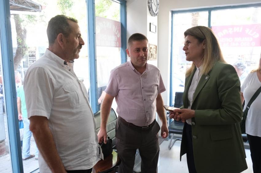 URAL EDREMIT'TE ESNAF ZIYARETINDE