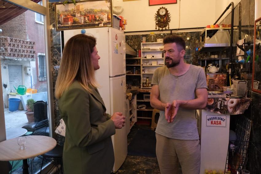 URAL EDREMIT'TE ESNAF ZIYARETINDE