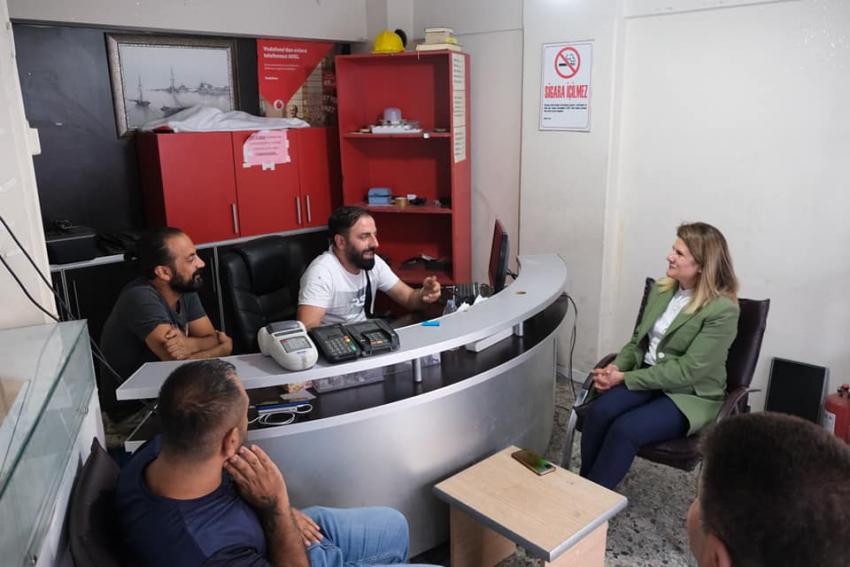 URAL EDREMIT'TE ESNAF ZIYARETINDE