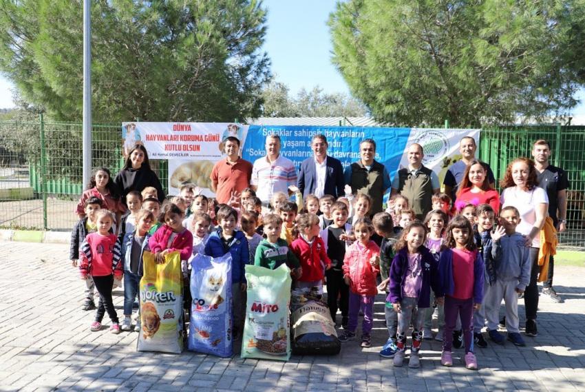 4 EKIM HAYVANLARI KORUMA GÜNÜ’NDE MINIKLERDEN ANLAMLI ZIYARET