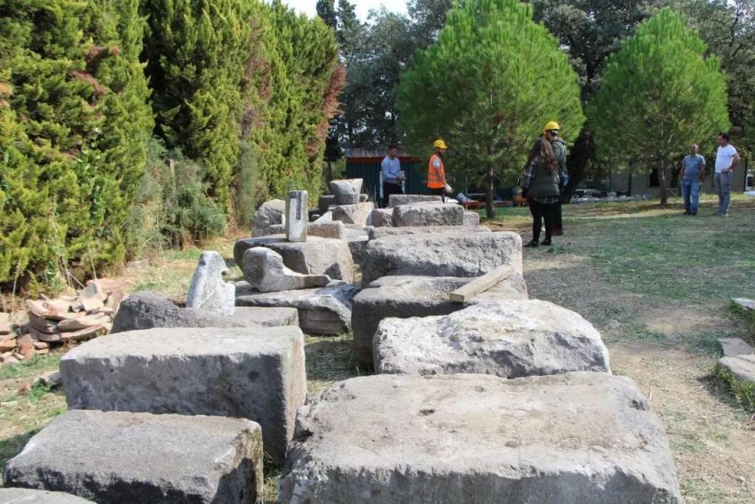 ANTIK MIMARI PARÇALAR 30 YIL SONRA YENIDEN ÖREN’DE