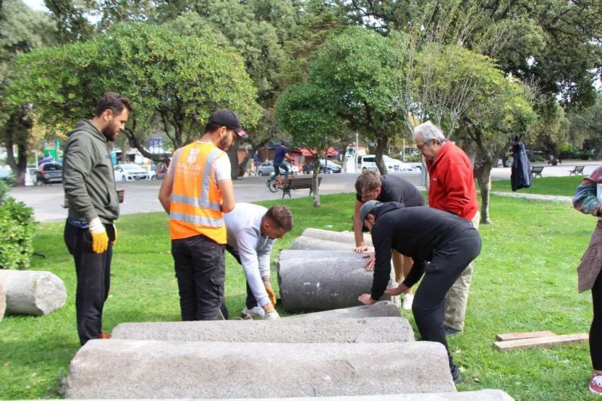 ANTIK MIMARI PARÇALAR 30 YIL SONRA YENIDEN ÖREN’DE