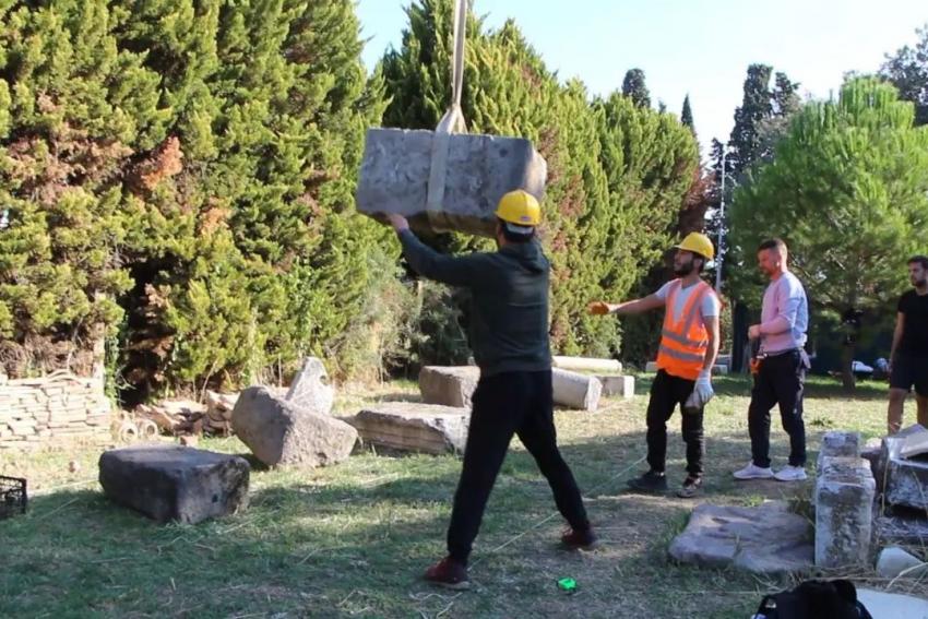 ANTIK MIMARI PARÇALAR 30 YIL SONRA YENIDEN ÖREN’DE