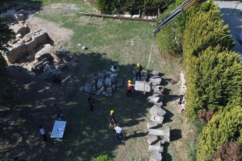 ANTIK MIMARI PARÇALAR 30 YIL SONRA YENIDEN ÖREN’DE