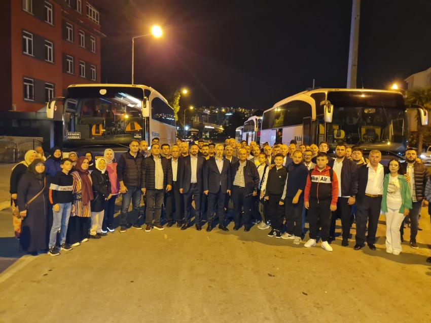 KARESİLİLERİN ERDOĞAN SEVGİSİ, ANKARA’ya TAŞTI…