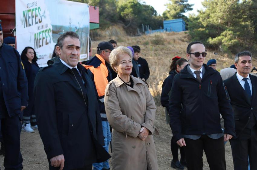 BURHANİYE’DE FİDANLAR TOPRAKLA BULUŞTU